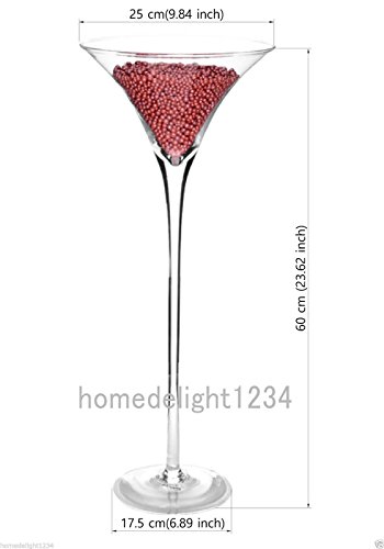 60 cm martini-vase-glass-wedding-table-centrepiece-and-home-decor