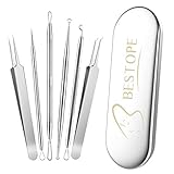 ✚6-1 NÜTZLICHE MITESSERENTFERNER SET✚ - Enthält 6 verschiedene Makel-Extraktionswerkzeuge zum Entfernen von Blackhead, Akne, Comdone, Pickel, Akne, Whitehead, Zit Popper und Splitter. Es wird Ihre Nase halten, Gesicht sauber und glatt ohne Rötung.