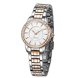 North King Quarzuhren für Mans Wasserdicht mit Hoher Qualität Einfach zu Tragen, Wrist Watch mit Classic Stainless Steel Band Perfekt Gif T für Freunde