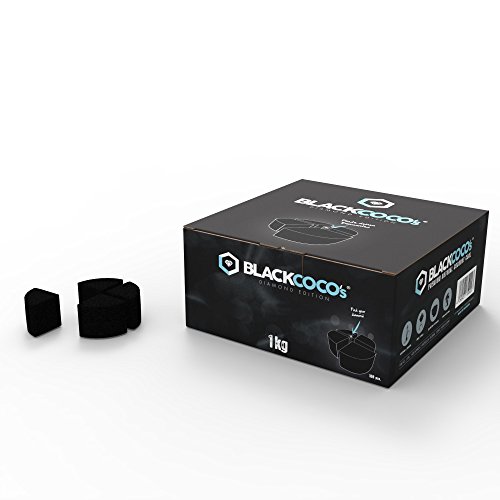 BLACKCOCO‘s® | 1KG | DIAMOND EDITION | Premium Kokosnuss Naturkohle [Shisha Kohle] - 4