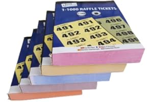CARESTARZ 1 à 1000 livres de tickets de tombola – 4 livres de billets de vestiaire – tirage au sort Lucky Draw Tombola, tirage au sort et événements caritatifs.