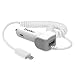 Produktbild iVoler Universal-Autoladegerät 24W / 4.8A 2-Port Auto Kfz Ladegerät mit 1,5 m Lightning auf USB Spiralkabel für iPhone X / 8 / 8 Plus / 7 / 6s Plus, iPad Air, iPad Mini, Samsung Galaxy, Huawei,ASUS, LG, HTC, Motorola,Powerbank, externer Akku und mehr (Weiß)