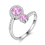 Corte redondo AAA grado rosa CZ, joyería brilla con gracia y belleza.