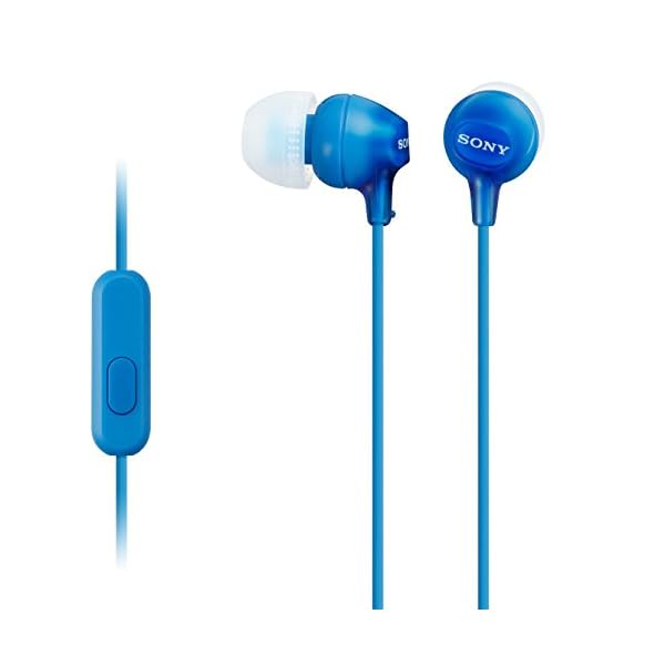 Sony MDR-EX15AP Dentro de oído Binaurale Alámbrico Azul - Auriculares (Binaurale, Dentro de oído, Azul, 100 MW…