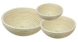 SIDCO Gärkorb Gärkörbchen Gärkörbe Brotteig Korb Brotform Peddigrohrkorb rund 3 er Set SIDCO Gärkorb Gärkörbchen Gärkörbe Brotteig Korb Brotform Peddigrohrkorb rund 3 er Set
