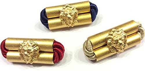 Button Women Lion Gold cm 4 Rectangular Vintage houte Couture Jacke