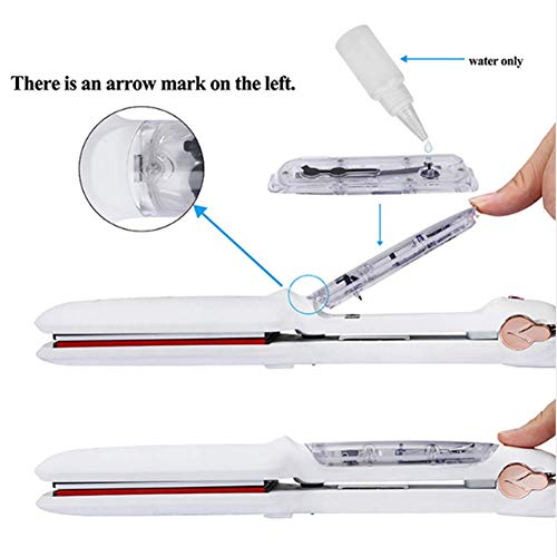 Infrared Hair Straightener Steam Splint Tourmaline Ceramic Coated Knob Constant Temperature Wet And Dry 2 In 1 LED Liquid Crystal Temperature Display reviews Infrared Hair Straightener Steam Splint Tourmaline Ceramic Coated Knob Constant Temperature Wet And Dry 2 In 1 LED Liquid Crystal Temperature Display