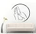 Produktbild Qqasd Spa Massage Zeichen Aufkleber Vinyl Aufkleber Für Salon Relax Pamper Beauty Rest Moderne Raumdekoration Aufkleber 57X56 Cm