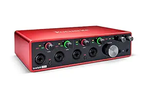 Focusrite Scarlett 18i8 (3rd Gen) USB Audio Interface with Pro Tools | First, Ableton Live Lite, Three Month Splice Sounds Subscription