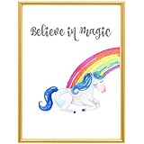 Kunstdruck - Illustration - Magisches Einhorn - A4 Größe