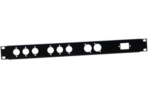 Adam Hall 19" Parts 872212 - Panneau 1 U pour rack 19", profil en U, universel