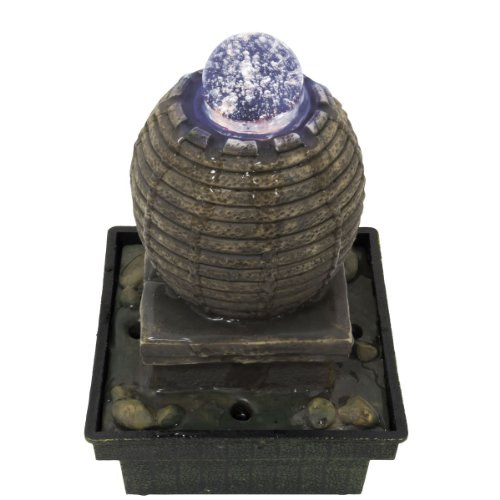 Heitronic LED Zimmerbrunnen Neapel, Glas/ Kunststoff, 35021 - 4