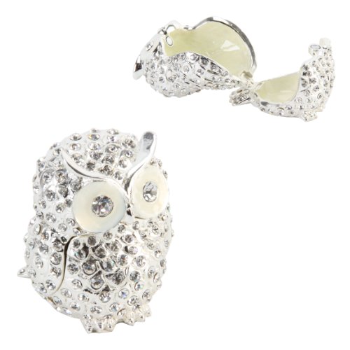 Preisvergleich Produktbild Juliana Kristall Eule Schmuckkästchen – Ornament – Treasured Trinkets