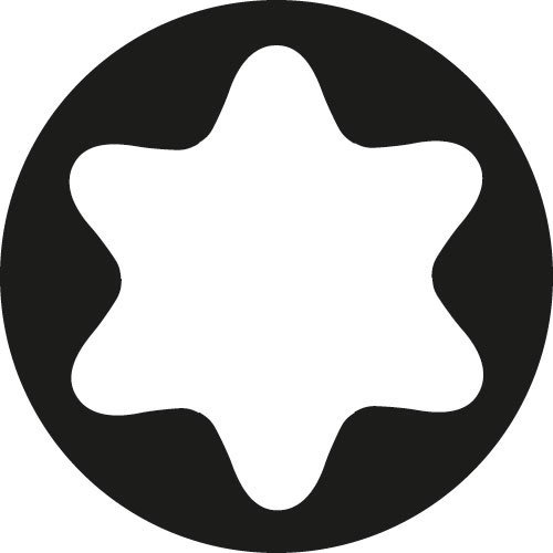 WERA-WERK HERMANN WERNER GMBH & CO.KG Bit TX Gr.20 L.25mm VA 0,6 cm (0,25 Zoll) 6KT m.Torsionszone WERA DIN3126-C 6,3 - 2