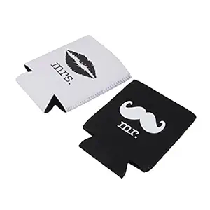 HEAVY DRIVER 2pcs Stubby Tin Can Cooler Cooler Holder Sleeve Wedding Favour #1