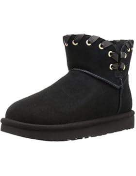 Kleiner Stiefel UGG Modell Aidah aus Wildleder Schwarz