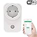 Produktbild Wifi Smart Steckdose Drahtlose Steckdose Drahtlose Fernbedienung Steckdose Schalter Digitale Timing Funktion Steuerung Elektrische Stecker Schalter für Haushaltsgeräte