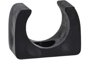 UNKNOWN 10 X 20mm Black Pvc U Clip Conduit Push In Saddle