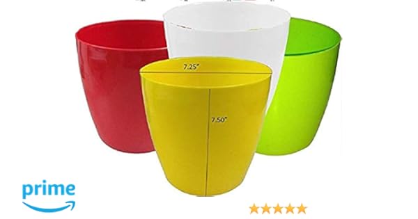 Khoji Emerald Flower Pots Multicolour Set Of 2 Amazon In