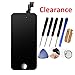Price comparison product image LCD-WORLD for iPhone 5C New LCD Digitizer Screen Replacement Black Display Glass Touch Screen Assembly Kit with Frame, with Free Repair Tool Kits