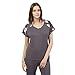 Presence Womens Dark Grey Floral Jersey Pyjama Top 10