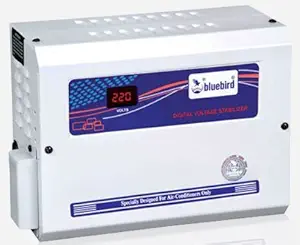 bluebird BA 517 Aluminum 170-270V Economy Digital Voltage Stabilizer for 2 Ton Air Conditioner (White)