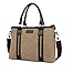 Produktbild Canvas Messenger Tasche Classic Männer Handytasche Groß Aktentasche Wasserfest Einfarbig Schultertasche Herren Lässig Lehrertasche (Color : Braun, Size : -)