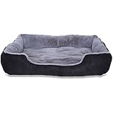 dibea DB00523 - Hundebett - Hundekissen - Hundesofa mit Wendekissen (Größe und Farbe wählbar)