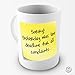Produktbild Twisted Envy Post it Note reklamationen Funny Tasse, keramik, weiß, 15 OZ