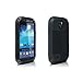 Produktbild Alienwork Schutzhülle für Samsung Galaxy S4 Stoßfest Hülle Case Bumper spritzwasserfest Staubdicht Schneedicht Metall schwarz SI9500G-01