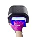 MelodySusie® LYCRA UV Shield Gloves - a Must-Have UV Shield Gloves for UV/LED Nail Lamp Dryer Accessory (Elegant Amethyst)