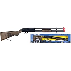 Gonher Rifle Policía Sonido Mecánico - Negro 106/3