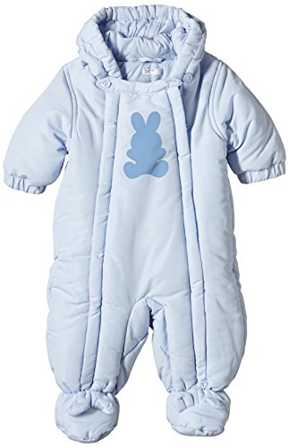 United Colors of Benetton Baby-Boys Bunny Snowsuit, Pale Blue, 6 to 9 months (Manufacturer Size: 68 cms)