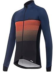 Maillot De Ciclismo De Manga Larga Santini 2017 Epic Winter Azul (Xxxl , Azul)