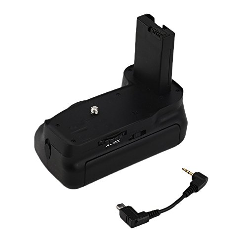 Yeeteem BG-2F Poign  e D alimentation Batterie Grip pour Nikon D3100 D3200 D3300 SLR Compatible avec batteries EN-EL14