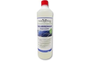 PandaCleaner Organic Cleaner - 1 L Professional Solar & PV System Cleaning - High Concentrate 1:100 for Solar System, Photovoltaic Module, Solar Panel, Balcony Power Station (1 L)