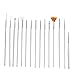 JZK® 20x Nail art tools nail brushes dotting tools nail art pens