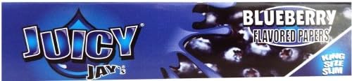 Blueberry King Size Flavoured Papers - 6 Booklets