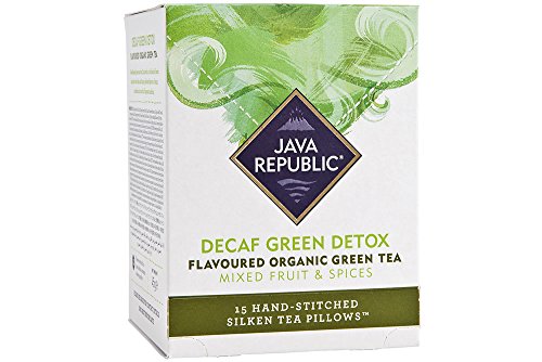 Java Republic Decaf Green Detox Tea, 15 Tea Bags (1 Box)