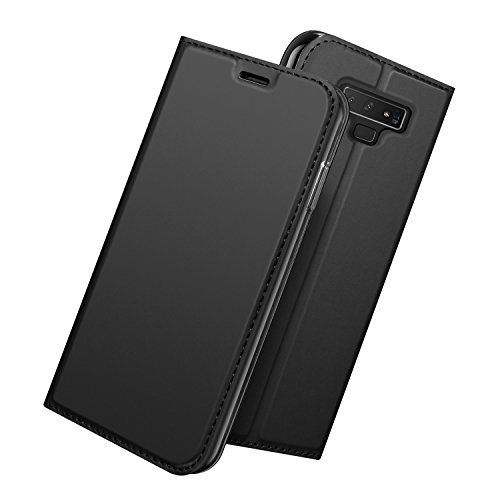 DZ GOGO Samsung Galaxy Note 9 Case Cover, PU Leather Skin Pro Series Ultra Slim Layered Dandy,Kickstand,Magnetic Closure,TPU bumper,Full Body Protection Samsung Galaxy Note 9 Smartphone Case (gold)