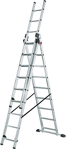 Preisvergleich Produktbild Hailo Kombileiter ''Profi-Step® combi'' Sprossen: 3x9