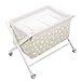 Petit Praia 50 x 80 x 72 cm Crossed Wooden Bassinet White Patch Arena
