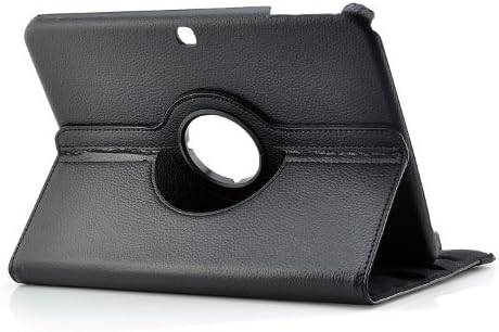 Saxonia High-Quality Business Case with Stand Function and 360° Rotation for Samsung Galaxy Tab 3 10.1 GT-P5200/GT-P5210/GT-P5220 LTE / Colour: Black