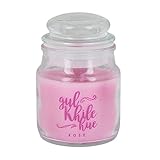 Look What Happened - Rose Scented Natural Wax Medium Jar Candle (pack of 2)