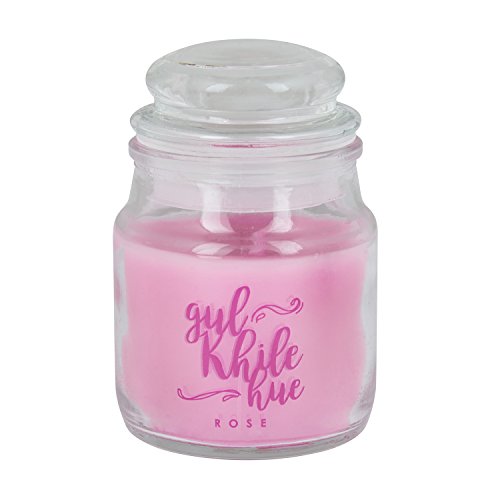 Look What Happened - Rose Scented Natural Wax Medium Jar Candle (pack of 2)