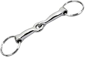 OUDQFCJ Horse Keychain for Horse Tack, Hobby Horse Bit, Zinc Alloy Single Connector, Horsebit Key Knot, Horse Accessories