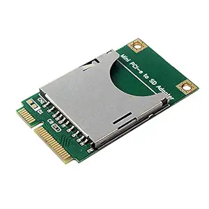 Homgee SD Card to Mini PCI-E Interface Port Adapter Mini PCI Express SSD SD Card Converter for Laptop Netbook