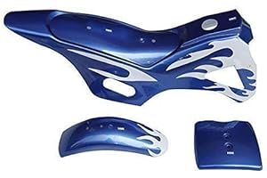 HMParts Conjunto de Revestimiento - Azul - Moto de Cross/Pit Bike/Mini Cross