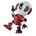Produktbild 12 cm Mini Smart Roboter, 360 ° Rotation Kopf Sensing DIY Gelenkroboter mit LED-Blinklicht, Reden Interaktive Sprachsteuerung Pädagogisches Repeater-Spielzeug für Kinder