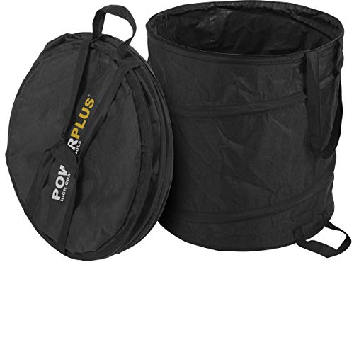 Sacco da Giardino Pop-up 85 LT con Manici autoreggente richiudibile salvaspazio Cesto raccogli Foglie Erba rifiuti Contenitore Multiuso Powerplus POWXGSG2